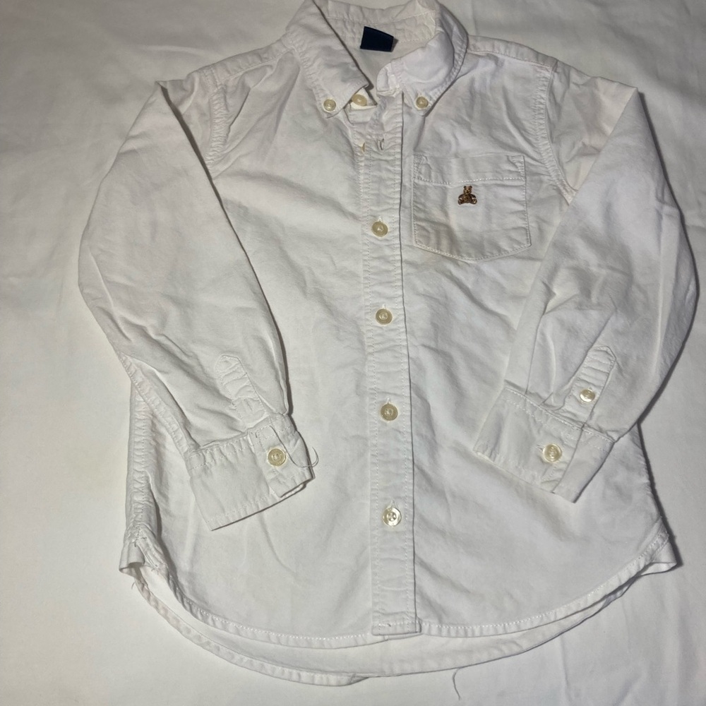 GAP Kids White Button Down Shirt